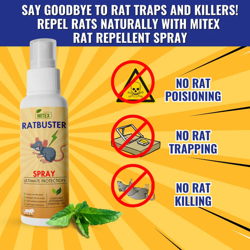 Ratbuster Spray Prevents Rat Attacks (50% Off Only For Today)