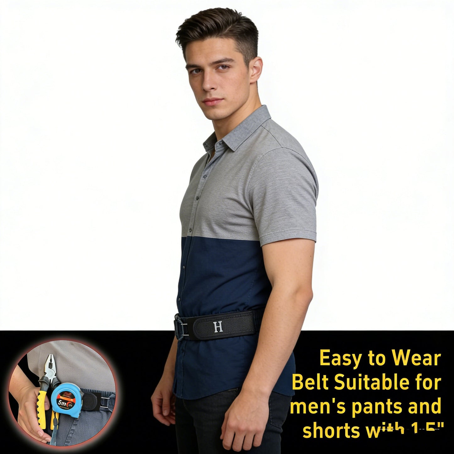 Premium Style Lazy Belt – Adjustable Fit