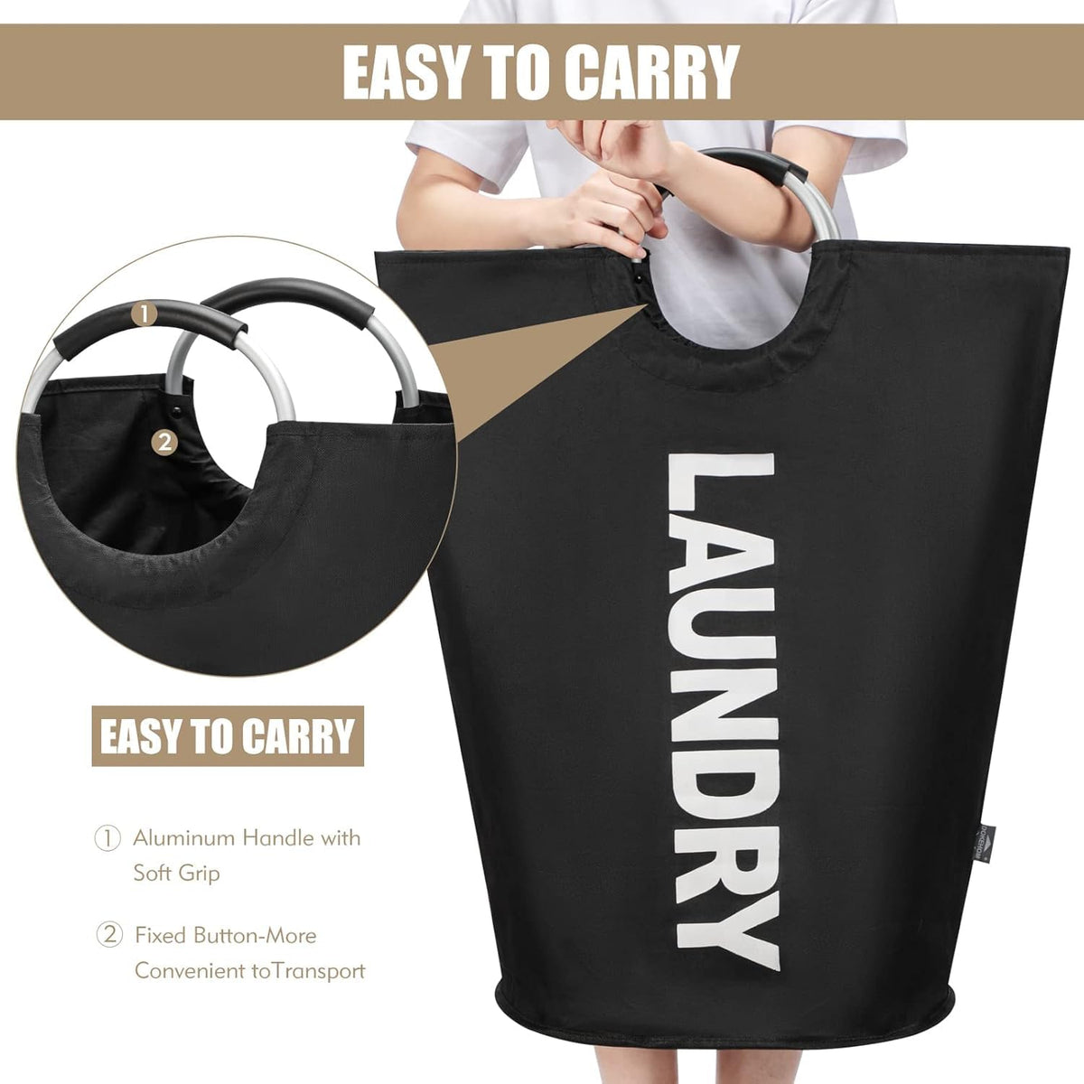 Foldable Laundry Basket for Clothes