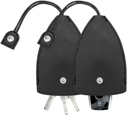 Premium Leather Pull-Out Keychain Organizer
