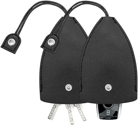 Premium Leather Pull-Out Keychain Organizer