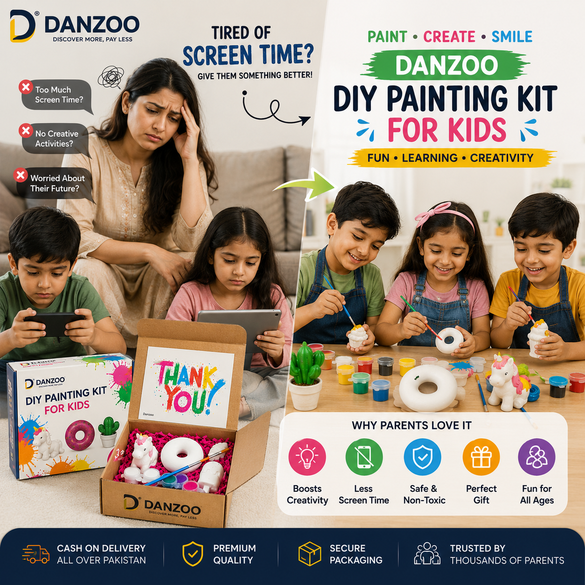Danzoo Paint & Play DIY Kit