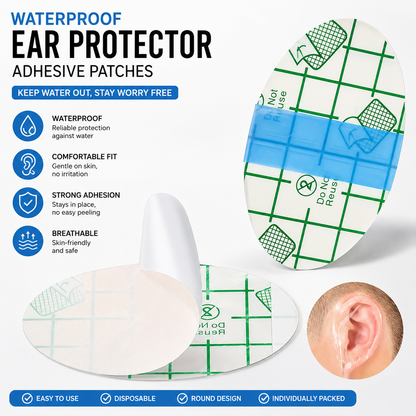 Waterproof Ear Protectors, Suitable for Swimming, Rainy Days