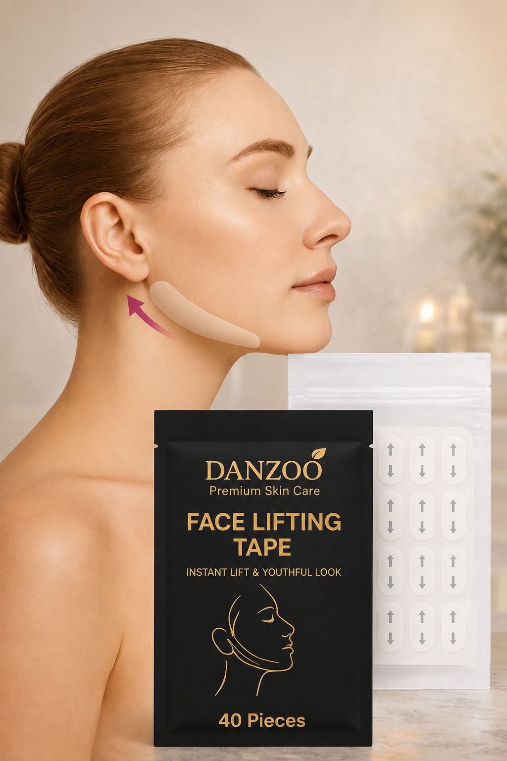 Invisible Face Lifting Tapes