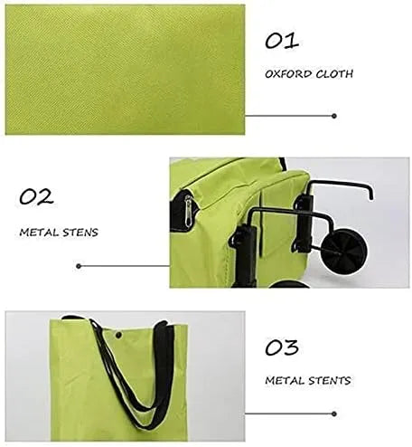 Foldable Rolling Shopping Bag