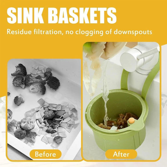 Sink Strainer Basket  with Removable Bottom