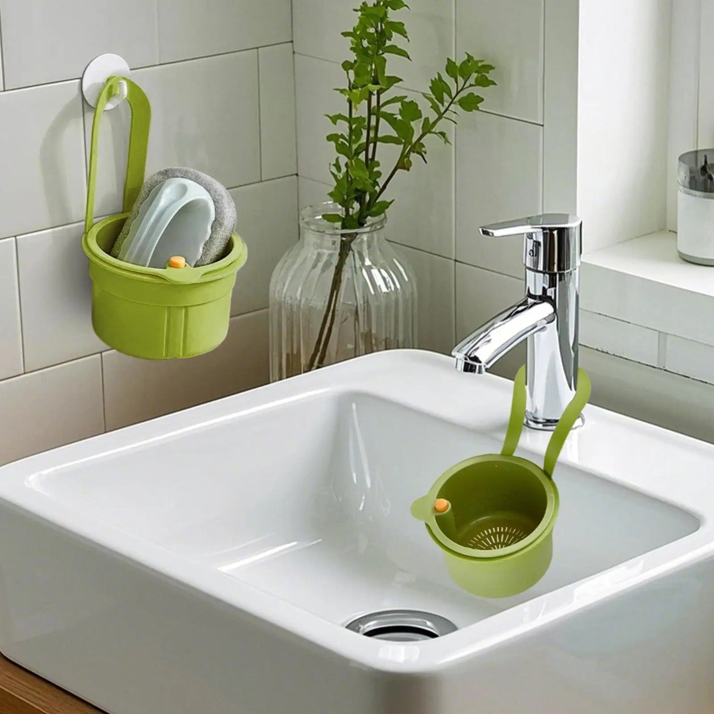 Sink Strainer Basket  with Removable Bottom