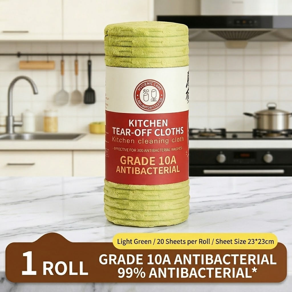 Anti-Bacterial Reusable Kitchen Cleaning Cloth Roll