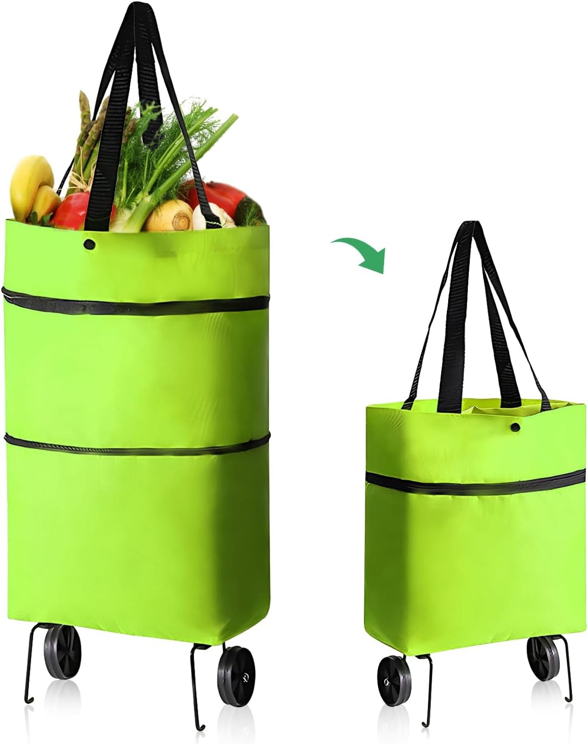 Foldable Rolling Shopping Bag