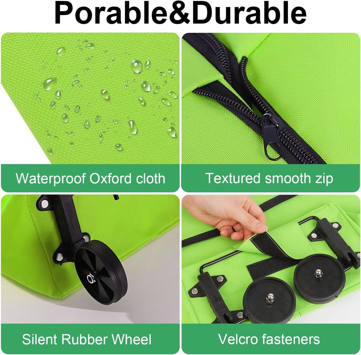Foldable Rolling Shopping Bag