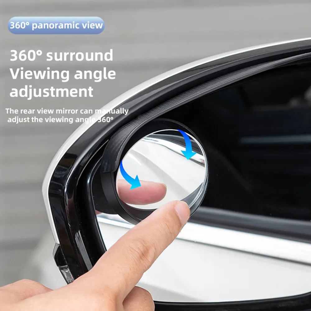 Carbon Fiber Car Mirror Blind Spot & Rain Visor Accessories