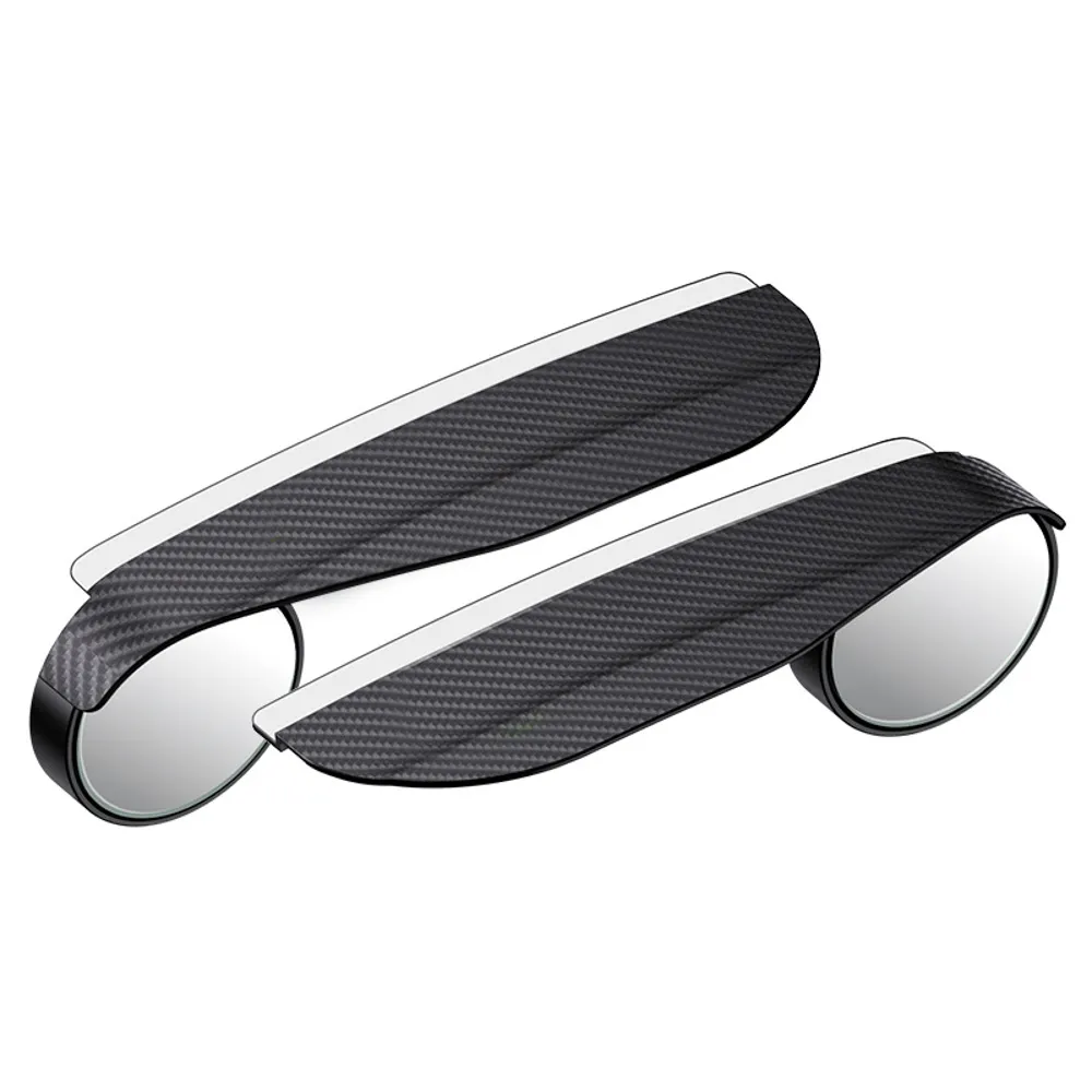 Carbon Fiber Car Mirror Blind Spot & Rain Visor Accessories
